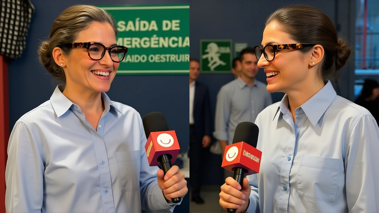Irmãs gêmeas da Globo gravam vinheta de fim de ano com looks idênticos e encantam público